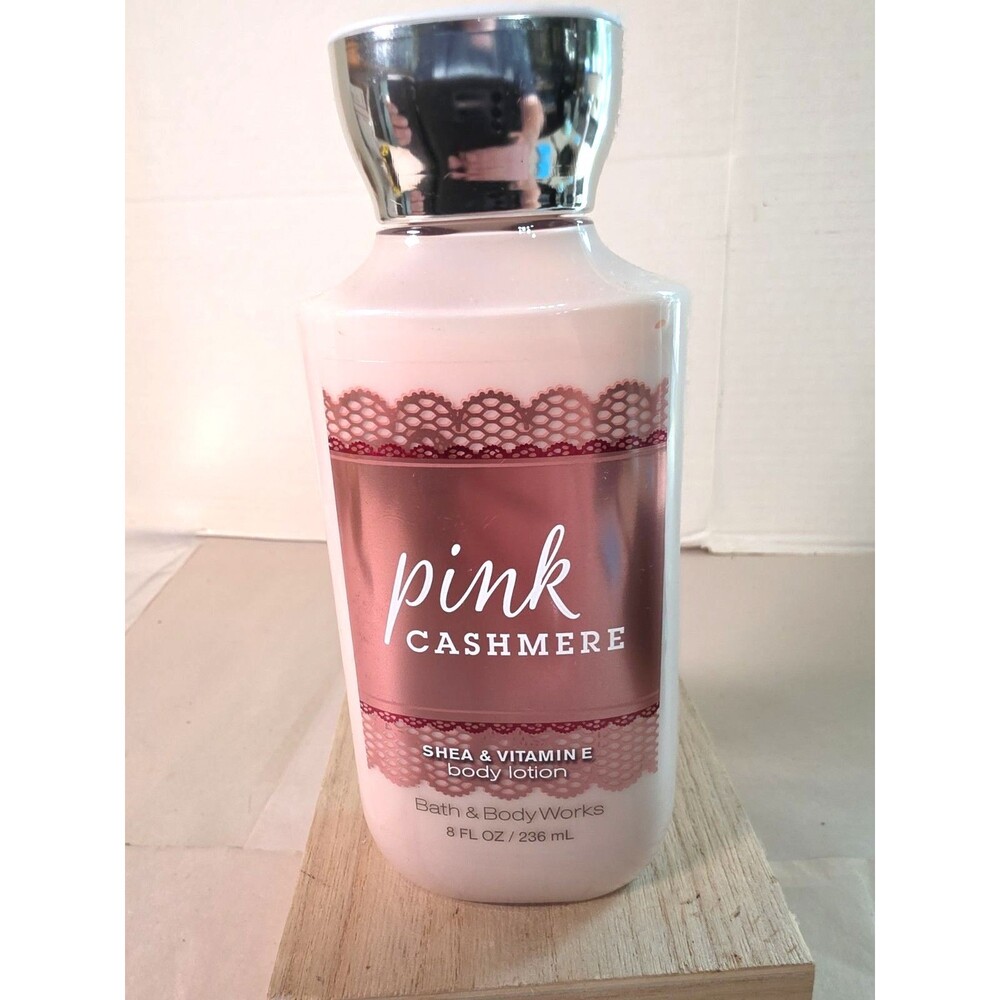 New Pink Cashmere Lotion Cream Shea Butter Vitamin E 8 Oz Bath & Body Works